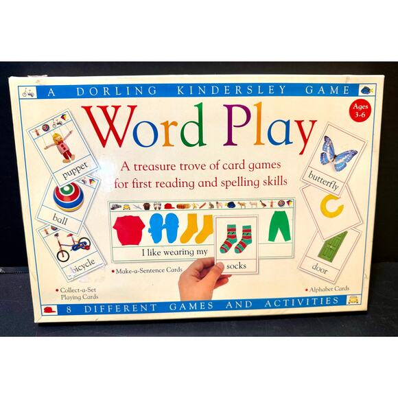 Vintage Word Play Game - EUC - COMPLETE - Dorling Kindersley - 1994 reading - Picture 1 of 4